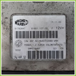 Centralina Motore Iniezione ECU MAGNETI MARELLI IAW4AF.S2 FIAT PANDA 2Q 1.2 EMOTION 51782647 Benzina 2003 2010