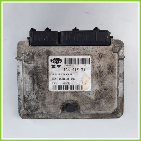 Centralina Motore Iniezione ECU MAGNETI MARELLI IAW4EF.G3 FIAT MULTIPLA 1F 1.6 16V N.P. ACTIVE 51761337 Benzina-Metano 2004 2012