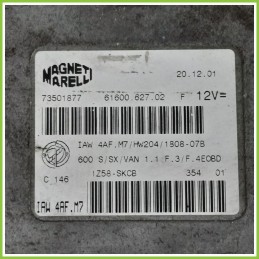 Centralina Motore Iniezione ECU MAGNETI MARELLI IAW4AF.M7 FIAT SEICENTO 1E 1.1 SPORTING 73501877 Benzina 1998 2005