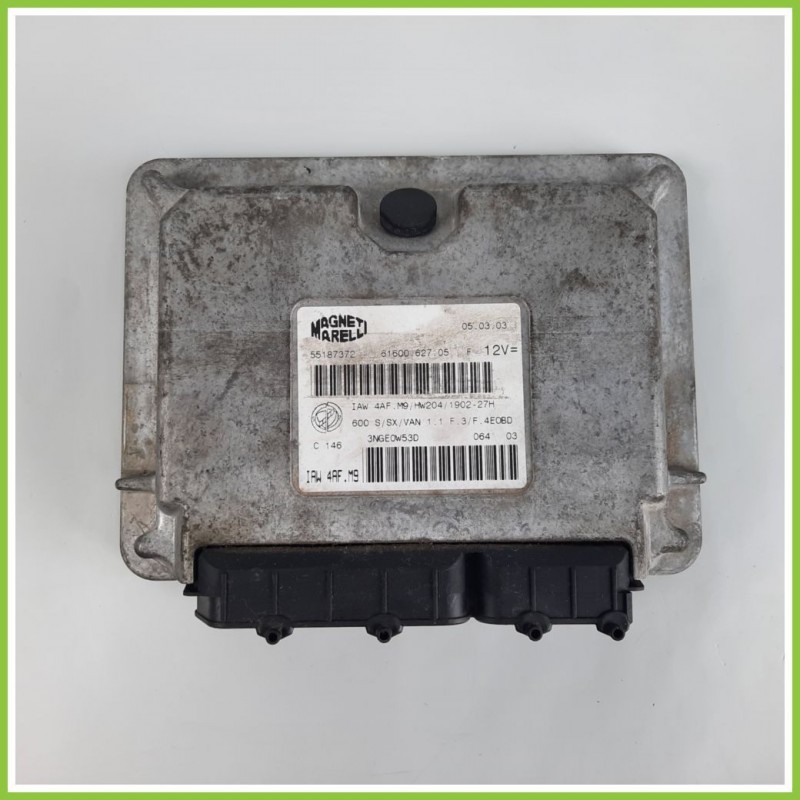 Centralina Motore Iniezione ECU MAGNETI MARELLI IAW4AF.M9 FIAT SEICENTO 1E 1.1 55187372 Benzina 1998 2005