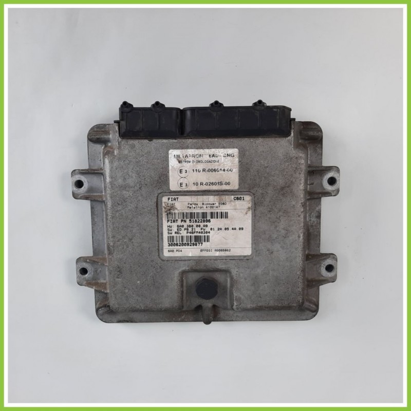 Centralina Motore Iniezione ECU METATRON 4100147 FIAT PANDA 2Q 1.2 CLIMBING NAT. POWER 51822896 Benzina-Metano 2003 2010