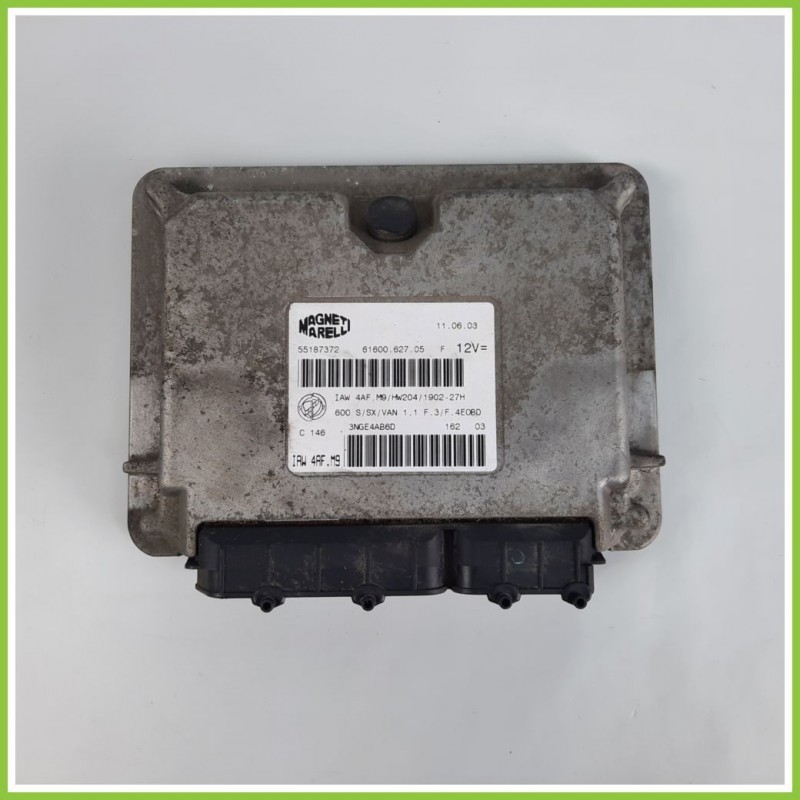 Centralina Motore Iniezione ECU MAGNETI MARELLI IAW4AF.M9 FIAT SEICENTO 1E 1.1 CLIMA 55187372 Benzina 1998 2005