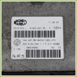 Centralina Motore Iniezione ECU MAGNETI MARELLI IAW4AF.M9 FIAT SEICENTO 1E 1.1 CLIMA 55187372 Benzina 1998 2005