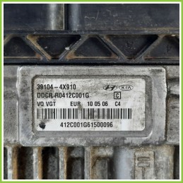 Centralina Motore Iniezione ECU DELPHI R0412C001G KIA CARNIVAL 1a Serie 2.9 TDI 16V 39104-4X910 Diesel 1999 2006