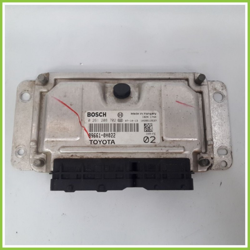 Centralina Motore Iniezione ECU BOSCH 0261208702 TOYOTA AYGO 1a Serie 1.0 12V VVT-I 89661-0H022 Benzina 2005