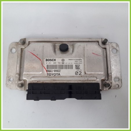 Centralina Motore Iniezione ECU BOSCH 0261208702 TOYOTA AYGO 1a Serie 1.0 12V VVT-I 89661-0H022 Benzina 2005