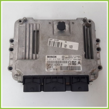 Centralina Motore Iniezione ECU BOSCH 0281012529 PEUGEOT 207 1.4 50kw 9663475880 2006 2009