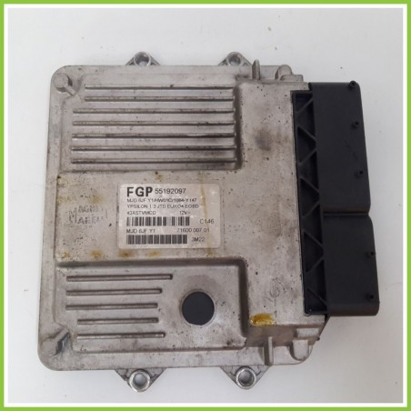 Centralina Motore Iniezione ECU MAGNETI MARELLI MJD6JF.Y1 LANCIA YPSILON TE 1.3 MJ 16V 55192097 Diesel 2003 2006