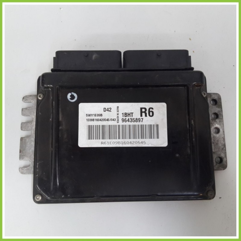 Centralina Motore Iniezione ECU SIEMENS 5WY1E09B CHEVROLET (DAEWOO) TACUMA U100 1.6 16V 96435897 Benzina 2005 2010