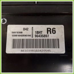 Centralina Motore Iniezione ECU SIEMENS 5WY1E09B CHEVROLET (DAEWOO) TACUMA U100 1.6 16V 96435897 Benzina 2005 2010