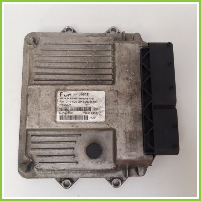 Centralina Motore Iniezione ECU MAGNETI MARELLI MJD6JF.P3 FIAT PUNTO 2U 1.3 MJT 16V 55195817 Diesel 2003 2007