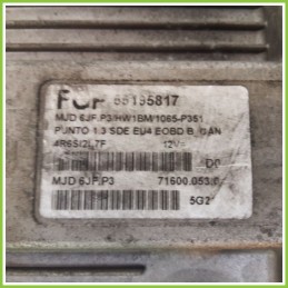 Centralina Motore Iniezione ECU MAGNETI MARELLI MJD6JF.P3 FIAT PUNTO 2U 1.3 MJT 16V 55195817 Diesel 2003 2007