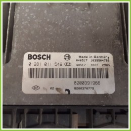 Centralina Motore Iniezione ECU BOSCH 0281011549 RENAULT SCENIC 2a Serie GR.SCENIC 1.9 DCI 8200391966 Diesel 2003 2009