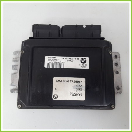 Centralina Motore Iniezione ECU SIEMENS S118012001M MINI MINI R50/R53 1.6 16V ONE 12147520019-01 Benzina 2001 2006