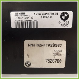 Centralina Motore Iniezione ECU SIEMENS S118012001M MINI MINI R50/R53 1.6 16V ONE 12147520019-01 Benzina 2001 2006