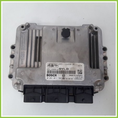 Centralina Motore Iniezione ECU BOSCH 0281011701 FORD FOCUS CAP 1.6 TDCI 8M51-12A650-LB Diesel 2004 2008