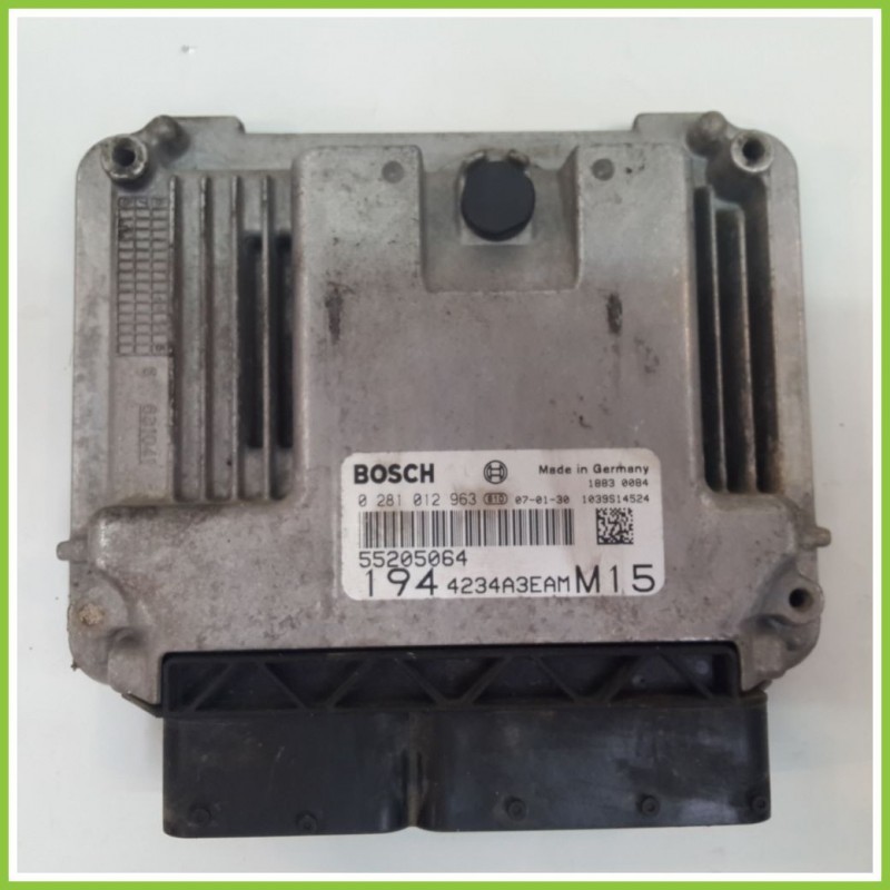 Centralina Motore Iniezione ECU BOSCH 0281012963 FIAT CROMA 2T 1.9 MULTIJET 16V 55205064 Diesel 2005 2007