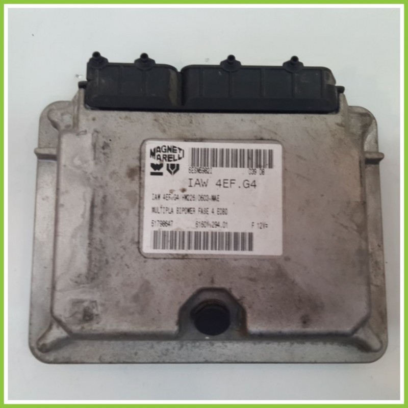 Centralina Motore Iniezione ECU MAGNETI MARELLI IAW4EF.G4 FIAT MULTIPLA 1F 1.6 16V DYNAMIC 51798647 Benzina 2004 2012