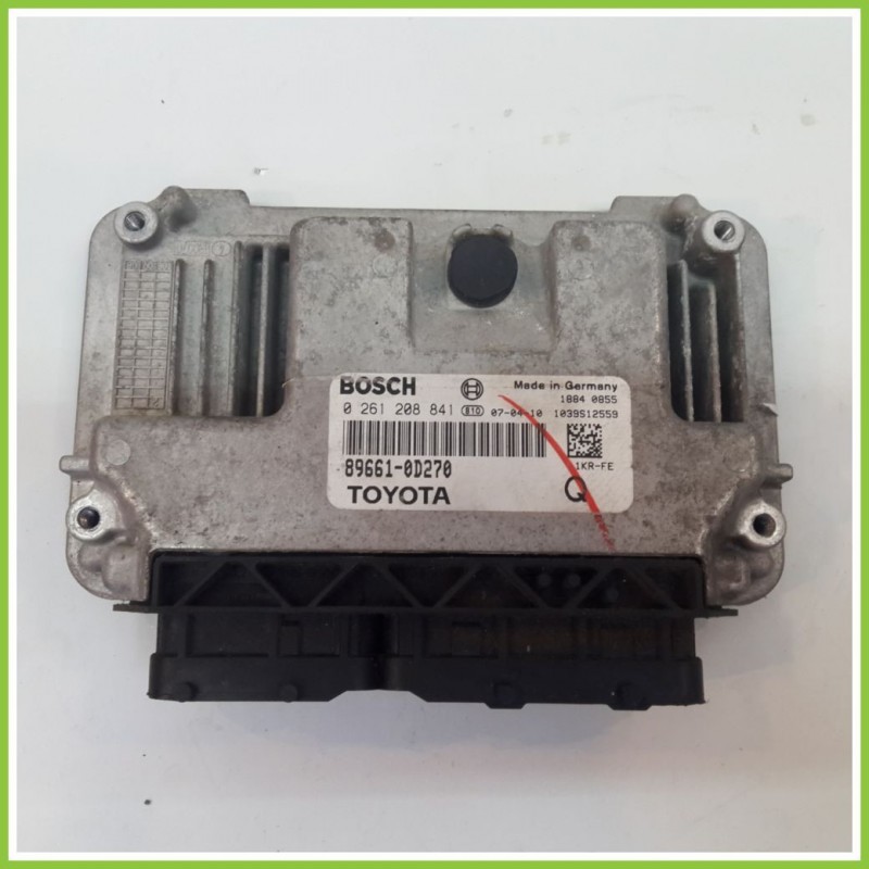 Centralina Motore Iniezione ECU BOSCH 0261208841 TOYOTA YARIS 1.0 12V 89661-0D270 Benzina 2005 2012