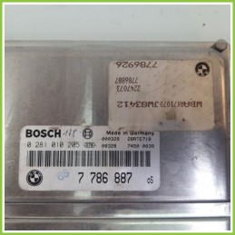 Centralina Motore Iniezione ECU BOSCH 0281010205 BMW Serie 3 E46 320D TD CAT 7786887 Diesel 1998 2001