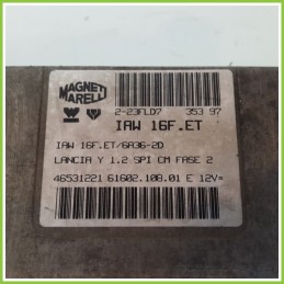 Centralina Motore Iniezione ECU MAGNETI MARELLI IAW16F.ET LANCIA Y 1.2 LE 46531221 Benzina 1996 2000