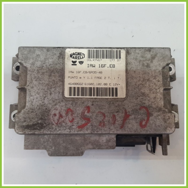 Centralina Motore Iniezione ECU MAGNETI MARELLI IAW16F.EB FIAT PUNTO 1a Serie 55 6 SPEED 46480662 Benzina 1993 1999