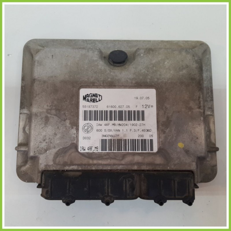 Centralina Motore Iniezione ECU MAGNETI MARELLI IAW4AF.M9 FIAT 600 1.1 50TH ANNIVERSARY 55187372 Benzina 2005 2011