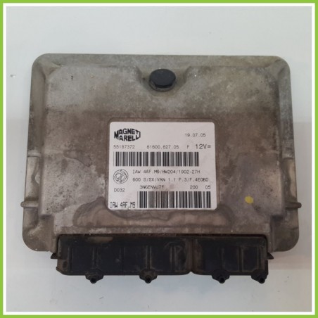Centralina Motore Iniezione ECU MAGNETI MARELLI IAW4AF.M9 FIAT 600 1.1 40kw 55187372 2005 2011