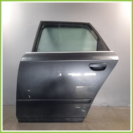 Porta Portiera Sportello Posteriore Sinistra SX GRIGIO AUDI A4 8E Station Wagon 2000 2004 Originale Usato