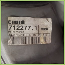 Faro Fanale Proiettore Anteriore Destro DX CIBIE 712277-1 FIAT DUNA 7670050 Originale Usato