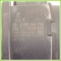 Debimetro Misuratore Massa Aria BOSCH 0281002792 FIAT GRANDE PUNTO 2Y 55183650