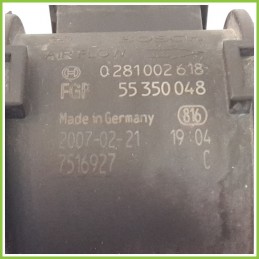 Debimetro Misuratore Massa Aria BOSCH 0281002618 FIAT GRANDE PUNTO 2Y 55350048