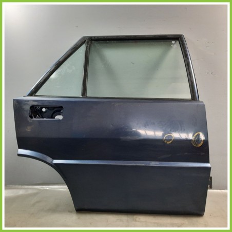 Porta Portiera Sportello Posteriore Destra DX BLEU LANCIA DELTA Berlina 1993 1997 Originale Usato
