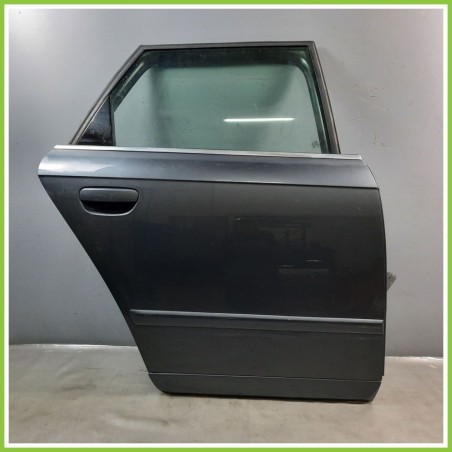 Porta Portiera Sportello Posteriore Destra DX GRIGIO AUDI A4 8E Station Wagon 2004 2008 Originale Usato