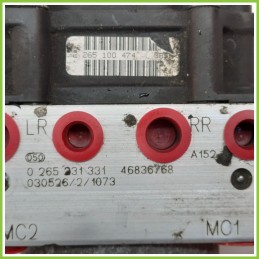 Centralina ABS Modulo Pompa BOSCH 0265800315 0265231331 FIAT PUNTO 2U Originale Usato
