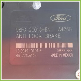 Centralina ABS Modulo Pompa ATE 10.0949-0101.3 10.0204-0068.4 FORD ESCORT FA Originale Usato