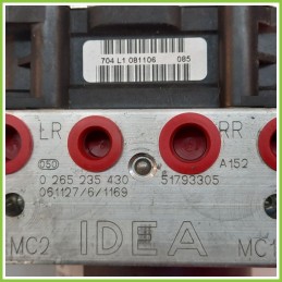 Centralina ABS Modulo Pompa BOSCH 0265950511 0265235430 FIAT IDEA 4D/2S Originale Usato