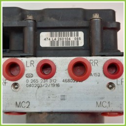 Centralina ABS Modulo Pompa BOSCH 0265800306 0265231312 FIAT PANDA 2Q Originale Usato