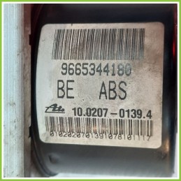 Centralina ABS Modulo Pompa ATE 10.0970-1154.3 10.0207-0139.4 CITROEN C3 2a Serie Originale Usato