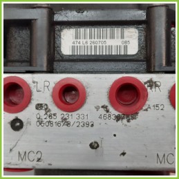 Centralina ABS Modulo Pompa BOSCH 0265800315 0265231331 FIAT PUNTO 2U Originale Usato