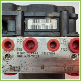 Centralina ABS Modulo Pompa BOSCH 0265800598 0265231878 FIAT GRANDE PUNTO 2Y Originale Usato