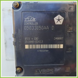 Centralina ABS Modulo Pompa ATE 25.0946-0242.3 04033150AAD CHRYSLER PT CRUISER Originale Usato