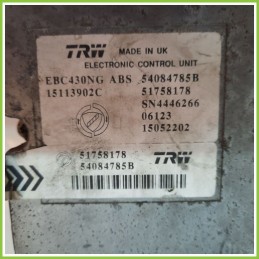 Centralina ABS Modulo Pompa TRW EBC430NG 54084785B LANCIA YPSILON TE Originale Usato