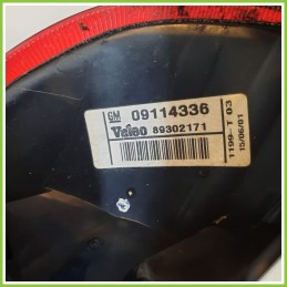 Fanale Fanalino Posteriore Sinistro SX VALEO 89302171 OPEL CORSA X01 9114336 Originale Usato
