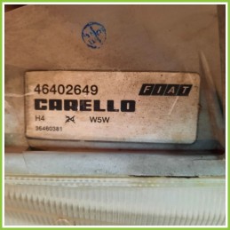 Faro Fanale Proiettore Anteriore Destro DX CARELLO 36360381 FIAT PUNTO 1a Serie 46402649 Originale Usato