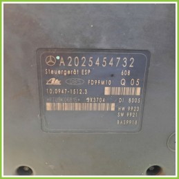 Centralina ABS Modulo Pompa ATE 10.0947-1512.3 10.0204-0221.4 MERCEDES-BENZ Classe E W/S210 Originale Usato