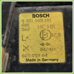 Faro Fanale Proiettore Anteriore Sinistro SX BOSCH 0301085101 ALFA ROMEO 155 60505904 Originale Usato