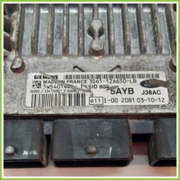 Centralina Motore Iniezione ECU SIEMENS 5WS401420 FORD FIESTA CBK 1.4 TDCI AMBIENTE 3S61-12A650-LB Diesel 2002 2005