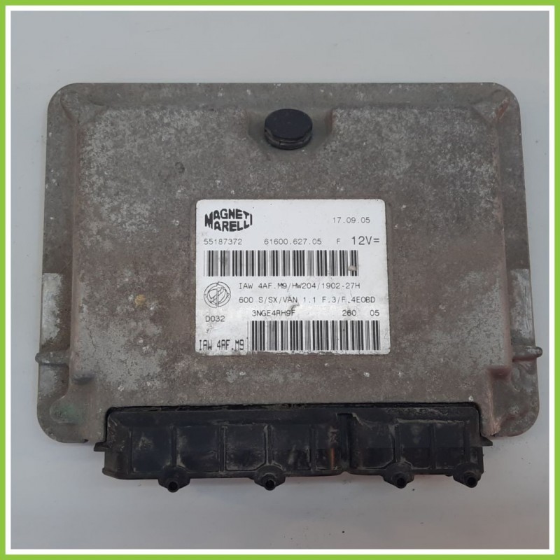Centralina Motore Iniezione ECU MAGNETI MARELLI IAW4AF.M9 FIAT SEICENTO 1E 1.1 ACTIVE 55187372 Benzina 1998 2005