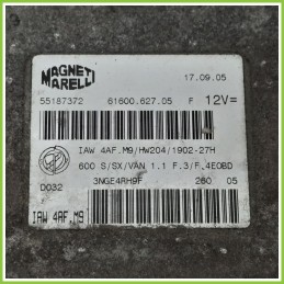 Centralina Motore Iniezione ECU MAGNETI MARELLI IAW4AF.M9 FIAT SEICENTO 1E 1.1 ACTIVE 55187372 Benzina 1998 2005